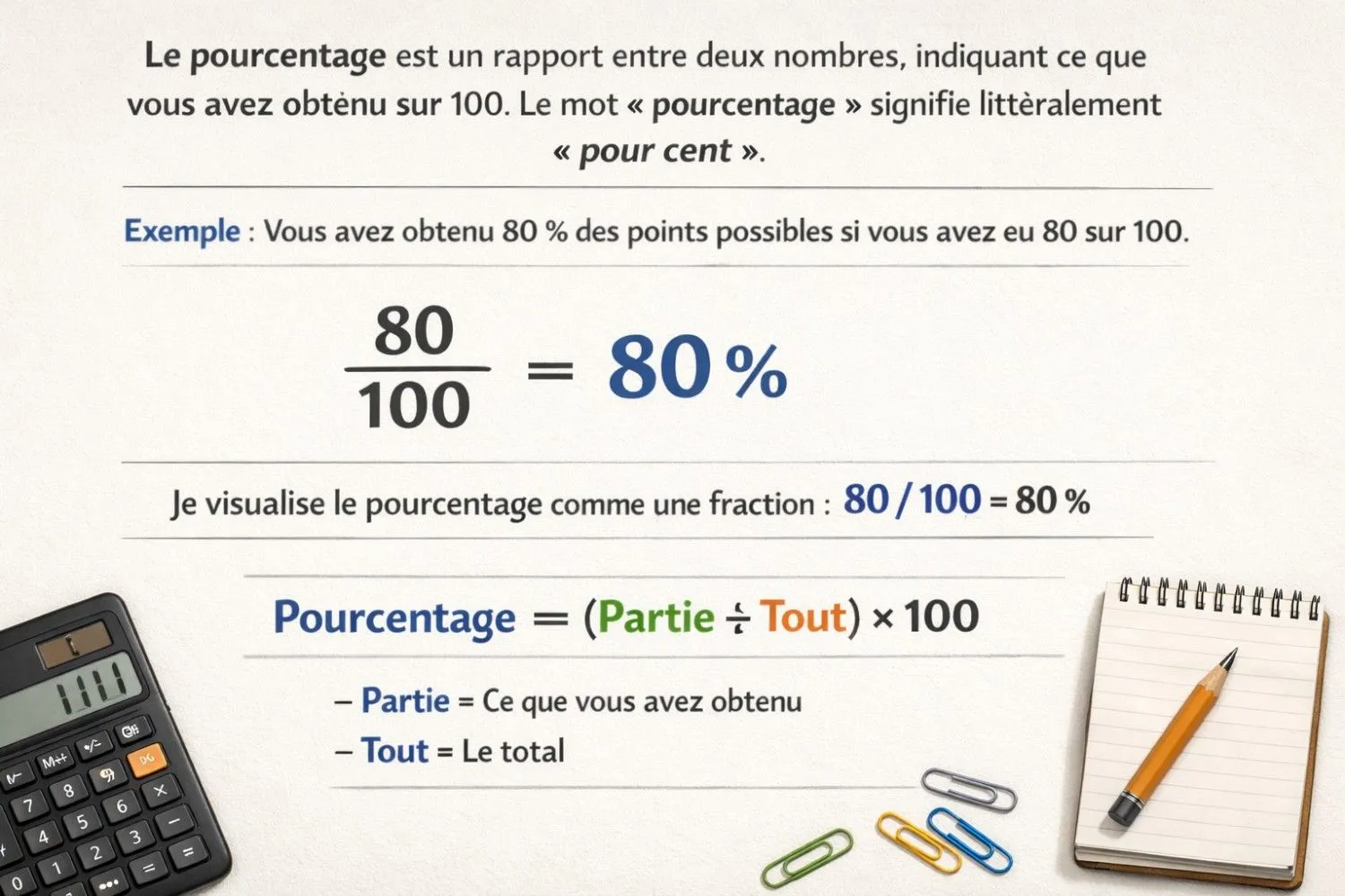 calcul pourcentage – calculatrice en ligne pour calculer un pourcentage facilement